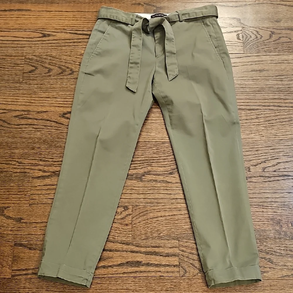 Banana Republic Avery Pant Olive Green Size 4 - Picture 1 of 13